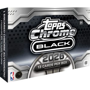 2025-26 Topps Chrome Black Basketball Hobby Box Case