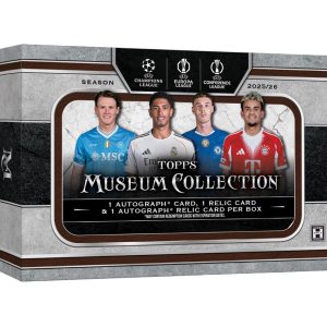 2025-26 Topps Museum Collection UEFA Club Competitions Soccer Hobby Box Case