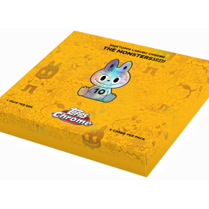 2025 Topps Chrome Labubu 10th Anniversary Hobby Box Case