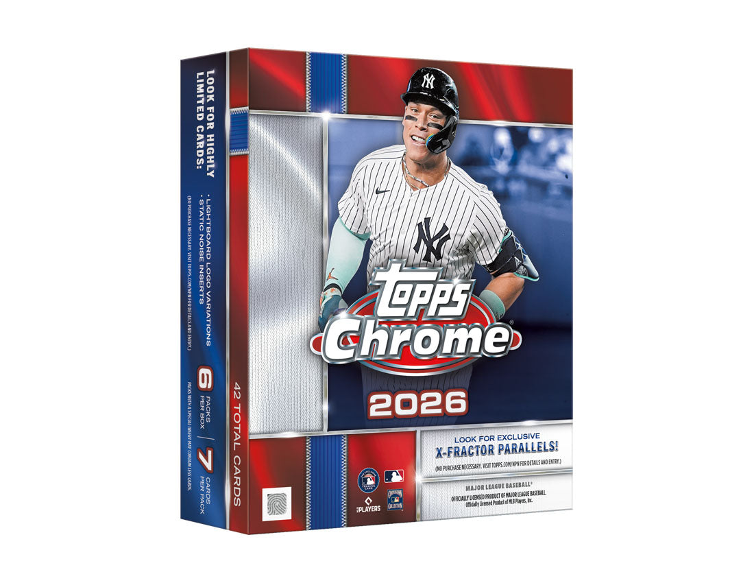 2026 Topps Chrome Baseball Mega Box