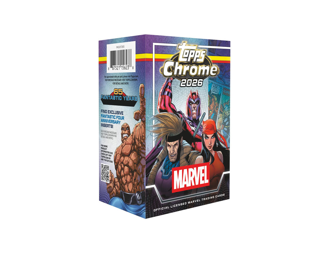 2026 Topps Chrome Marvel Comics Value Box