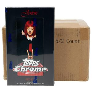 2026 Topps Chrome x Jennie sealed box and 5-box case